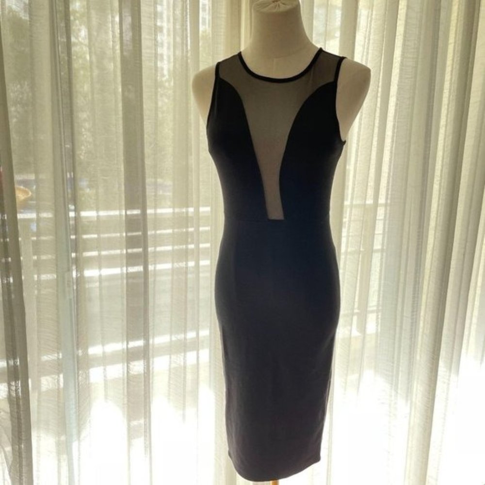 Brand new for love &lemons midi dress in black